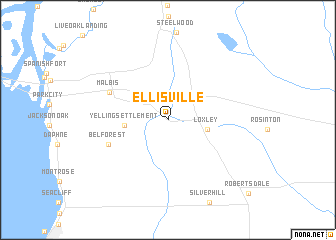 map of Ellisville