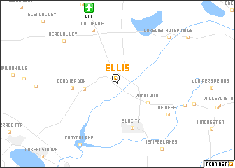 map of Ellis