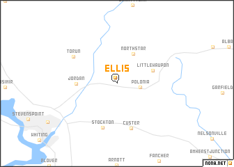 map of Ellis