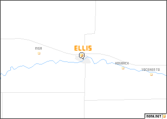 map of Ellis