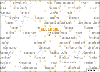map of El Llagal