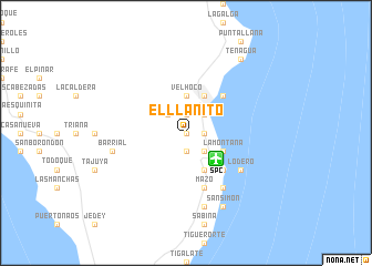 map of El Llanito