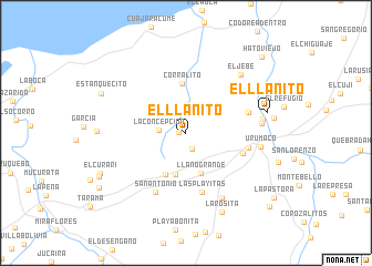 map of El Llanito