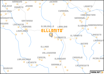 map of El Llanito