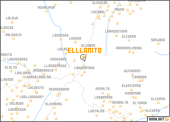 map of El Llanito