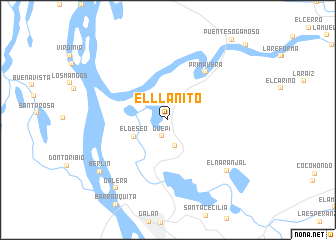 map of El Llanito