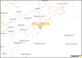 map of El Llanito