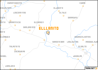 map of El Llanito