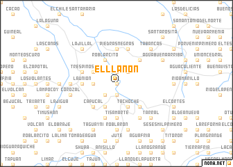 map of El Llanón