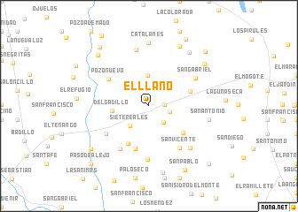 map of El Llano