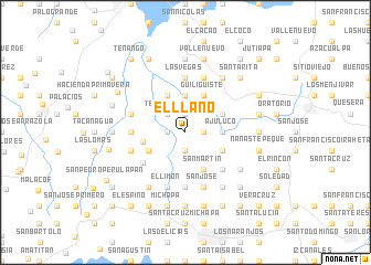 map of El Llano