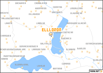 map of El Llorón