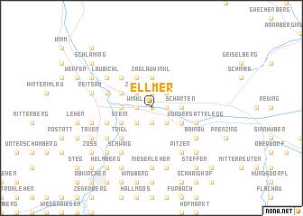 map of Ellmer