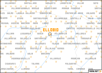 map of El Lobio