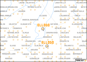 map of El Lodo