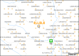 map of El Lolo