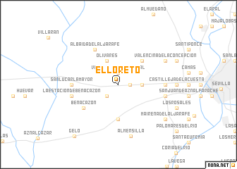 map of El Loreto