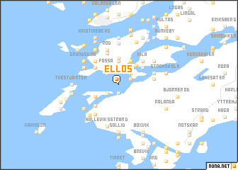 map of Ellös