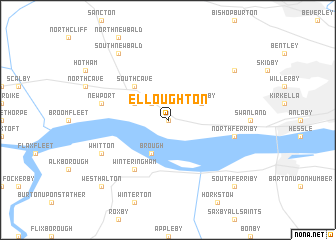 map of Elloughton