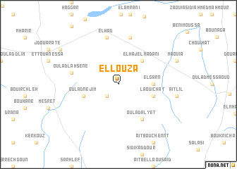 map of El Louza
