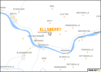 map of Ellsberry