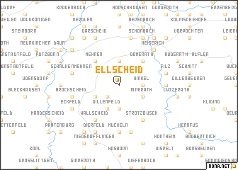 map of Ellscheid