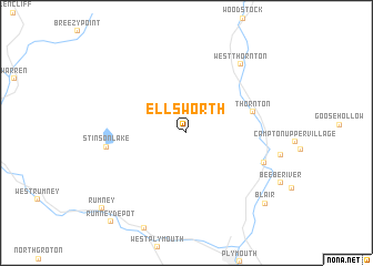 map of Ellsworth