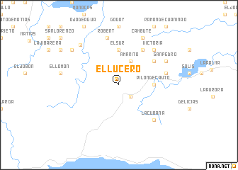 map of El Lucero