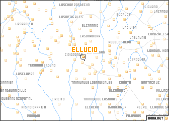 map of El Lucío