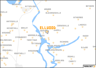 map of Ellwood