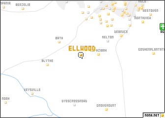 map of Ellwood