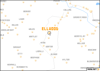 map of Ellwood
