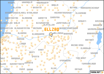 map of El Lzâq