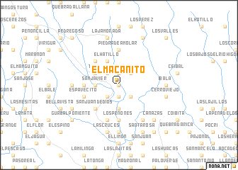 map of El Macanito