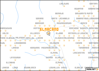 map of El Macano