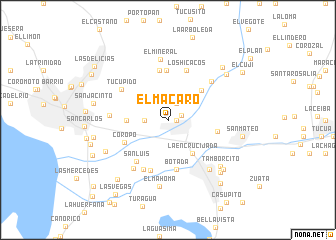 map of El Mácaro