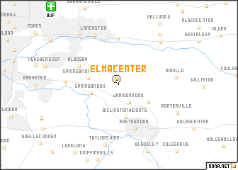 map of Elma Center