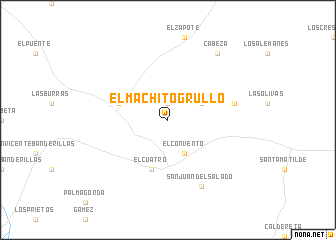 map of El Machito Grullo