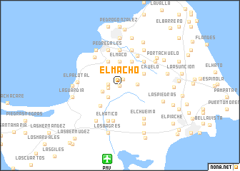 map of El Macho