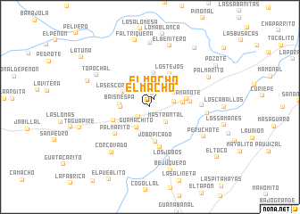 map of El Macho