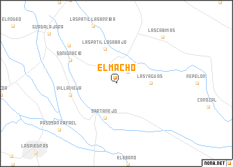 map of El Macho