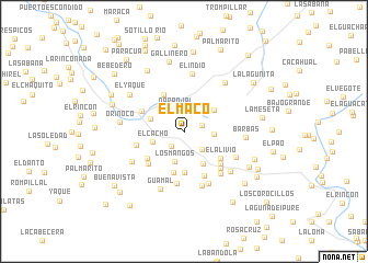 map of El Maco