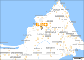 map of El Maco