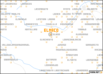 map of El Maco