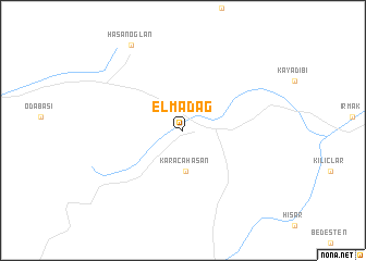 map of Elmadağ