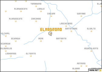 map of El Madroño