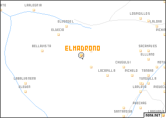 map of El Madroño