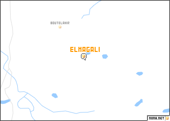 map of El Magali