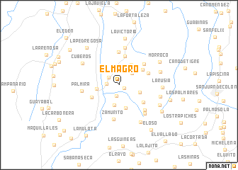 map of El Magro