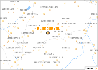 map of El Magueyal